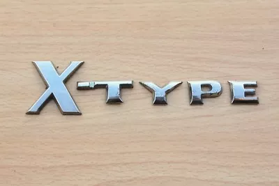  X-TYPE  BOOT BADGE CHROME - Jaguar X-Type 2001-2010 • £18.48