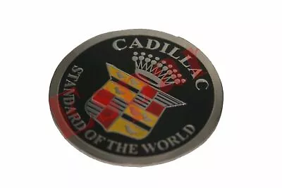 Cadillac Standard Of The World Badge Logo Emblem Stainless Steel @Vi • $38.69