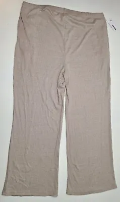 Sonoma Maternity Pajama Lounge Pants Wide Leg Beige Soft Knit W/Pockets - Sz. XL • $16.50