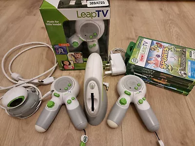 LeapFrog Leap TV Console - 3 Controllers And 5 Games • £50