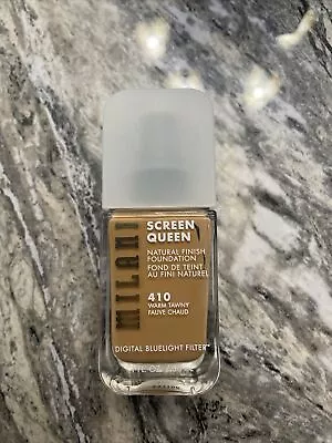 Milani Screen Queen Natural Finish Foundation Fond De Teint. #410 Warm Tawny • $9.99