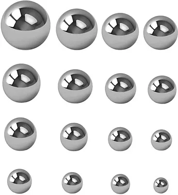 High Precision Steel Bearing Balls Solid Steel Ball 1/2/3/5/6/7/8/9/10 To 100mm • $2.76