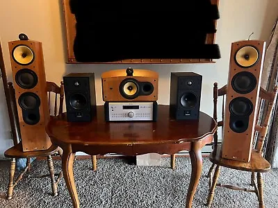 B&W 804s Nautilus HTM4s Celestion SL6 Premium Surround Sound Speakers • $3000