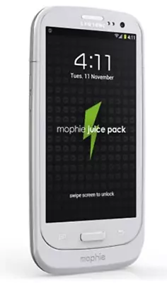 Mophie Juice Pack 100% For Samsung Galaxy S3 - White (2245_JP-SSG-WHT) • $9.75
