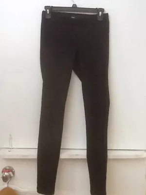 Mossimo Stretch Size XS Pull-On Stretch Knit No Pocket Leggings Black Womens • $14.95