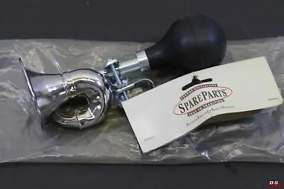 New Chrome Specialties Motorcycle 7  Chrome Bugle Bulb Horn 350120 • $14.95