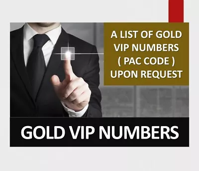 £19.99 • Buy Easy Gold Mobile Number Memorable Business Fancy Vip Phone Sim Card New List