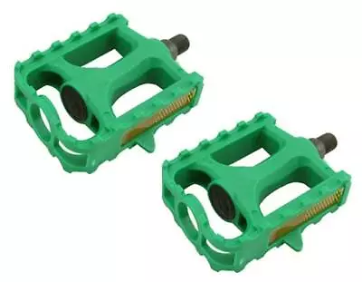 GREEN Bicycle M.T.B Pedals 861 1/2  BMX Lowrider Mountain Bike Beach Cruiser. • $7.49