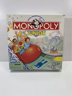 1999 Vintage Monopoly Junior Game By Parker Brothers 💥Missing Money💥 • $10.79