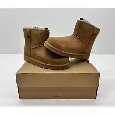 UGG Kid's Jona Boots Chestnut Size 3 NIB #014S • $80