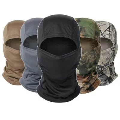 Tactical Military Balaclava Camouflage Face Mask Hunting Neck Tube Hood Ski Mask • $8.99