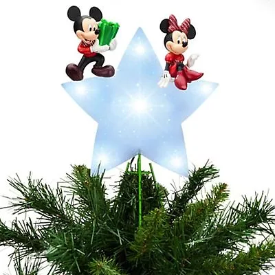 Disney Mickey And Minnie 2013 Christmas Tree Topper --new • $149.99