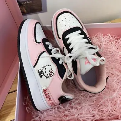 Hello Kitty Casual Sport Women Shoes Pink Sneakers • $27.50