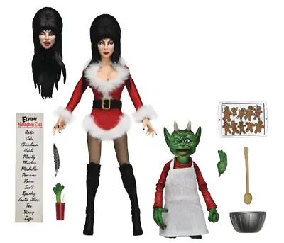 Elvira Very Scary Christmas 8  Clothed Action Figure • $69.99