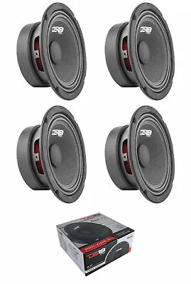 4) DS18 PRO-GM6.4 1920W 6.5 Midrange Loudspeaker 4 Ohm Pro Car Mid Bass Speakers • $88.37