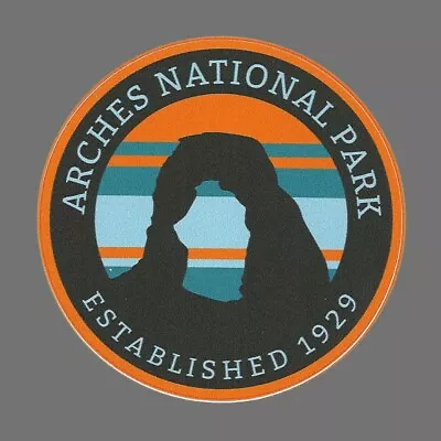 Utah Decal – Moab UT Arches National Park Travel Sticker UT Souvenir Decal 3.5  • $6.99