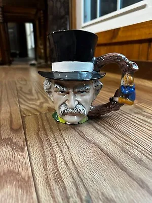 VTG Mark Twain Toby Mug Studio Art Pottery Byron Molds Hand Painted Tom Sawyer • $18.39