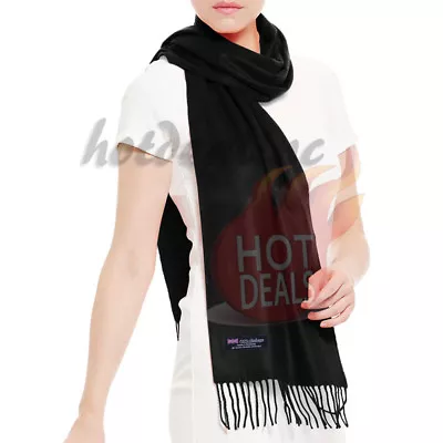 Men Women 100% CASHMERE Plain Scarves Winter Warm Scarf Made In Scotland • $7.99