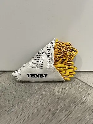 £3.99 • Buy Tenby Wales Newspaper Chip Cone Fries Food Fridge Magnet Decoration Souvenir