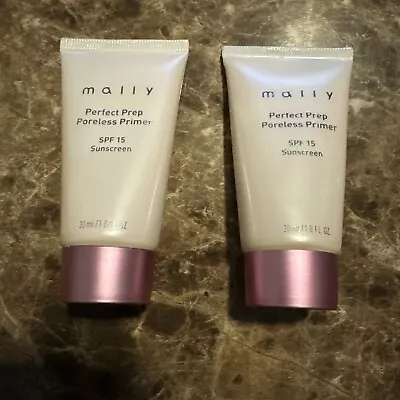 MALLY Perfect Prep Poreless Primer - Lot Of 2 1oz/30mL NWOB • $8.90