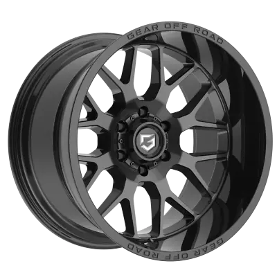 Gear Off-Road 18x9 Wheel Gloss Black 763B Raid 6x135 +18mm Aluminum Rim • $223.99