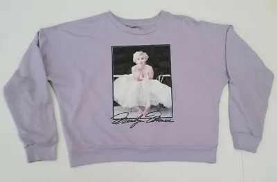 Marilyn Monroe Brand Light Purple Long Sleeve Pullover Sweater Women's Size L • $25.46