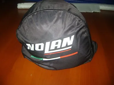 Motorcycle Helmet Bag Microfiber Nolan Helmet Bag Carry Helmet Duffle Black • $14.99