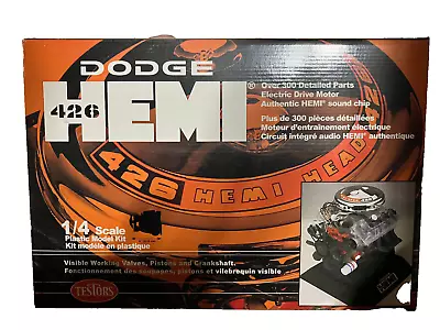 Testors Dodge 426 Hemi V-8 High Performance Engine Model w/ Sound Chip 1/4 Scale • $169.99