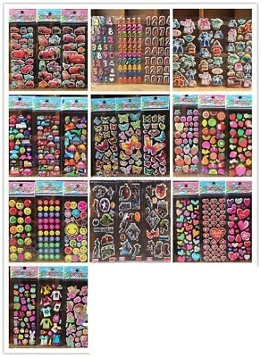 £3.14 • Buy Children Kids Cartoon Characters Stickers Party Bag Fillers Scrap Book Gift Toys