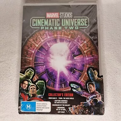 Marvel Universe Phase 2 DVD 6 Movie Collection PAL Region 4 Brand New & Sealed • £37.57