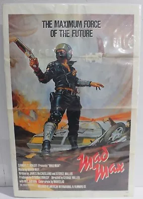 MAD MAX - George Miller (1979) Mel Gibson Vintage Dystopian AIP Film 1sh Poster • $169.95
