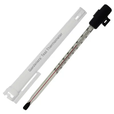 Soil Thermometer Gardeners Pocket Test Probe Garden Soil Temperature  IN-092 • £5.95