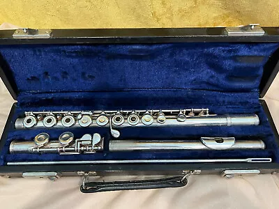 Vintage Armstrong 80 Open-Hole Flute Sterling Silver Head And Body With Case • $219.99