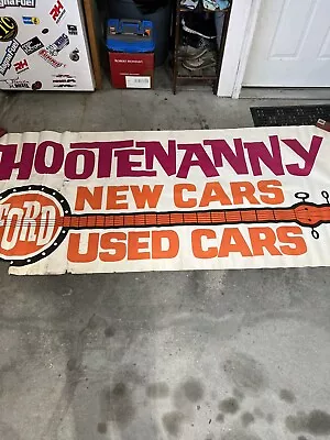 Ford Hootenanny Dealer Promo Poster! 1964 Ford Poster Paper F-series Mustang • $149