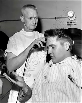 Elvis Presley Photo 8X10 - Haircut Army 1958 King #2  • $7.95