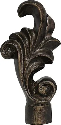 Lamp Finial-Machined Loire Lamp Finial 3-inch Tall Antique Bronze • $8.99
