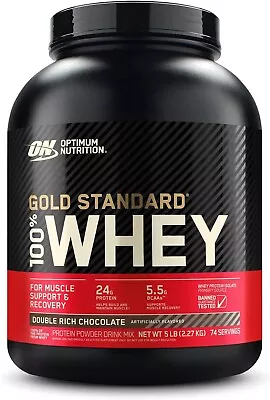 Optimum Nutrition Gold Standard Protein Powder Drink Mix 100% Whey Double Rich • $75.99