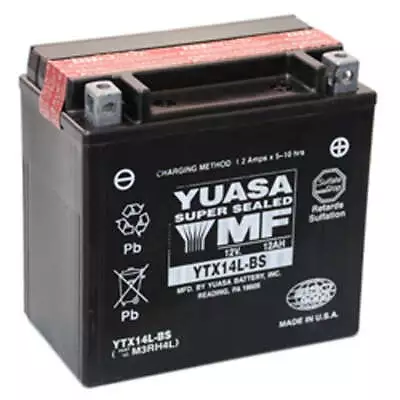 Yuasa YTX14L-BS (CP) 12V Combi-Pack MF VRLA Battery • £112.99