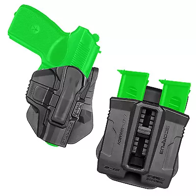 FAB Defense Level 1 Roto Holster & Double Mag Pouch For MAKAROV PM - PS-MAK KIT • $84.12