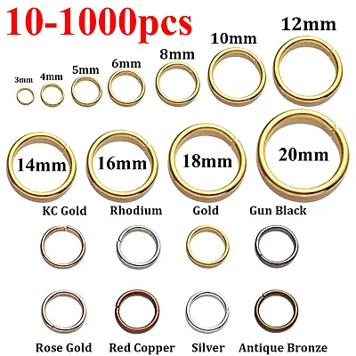 304 Strong Stainless Steel Open Split Jump Rings Connector Jewellery Findings  • $179.99