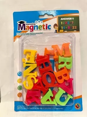 Kids NEW Learning Teaching MAGNETIC Toy Letters Fridge Magnets Alphabet • £2.95