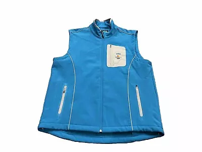 Sunice Mens Blue Vancouver 2010 Olympics Official Merch Full Zip Vest Jacket L • $19.99