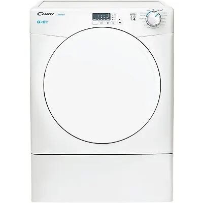 Candy Smart 9kg Vented Tumble Dryer - White CSEV9LF-80 • £288.95