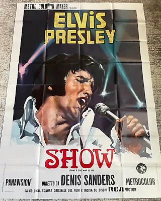 ELVIS PRESLEY In THAT'S THE WAY IT IS 55 X 78 Two Sheet MOVIE POSTER • $500