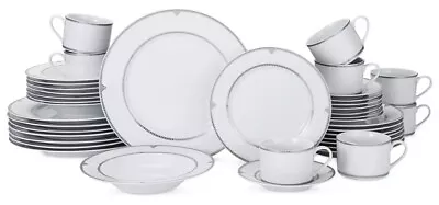 Mikasa Regent Bead Porcelain 38-Piece Dinnerware Set New • $149.99