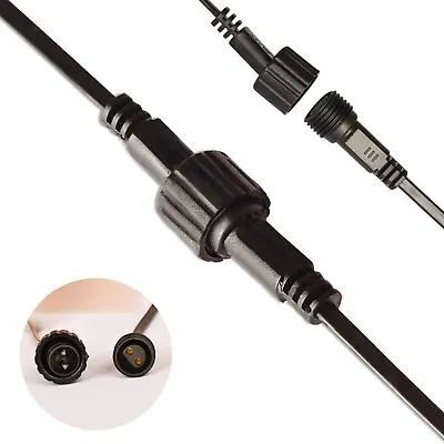 £8.99 • Buy 3M Extension Cable Waterproof Male Female 2Pin Lead Connector Extension For G40