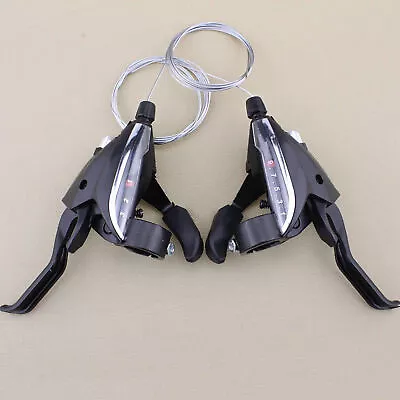 1 Pair MTB 3 X 9 Speed Brake Levers & Shifter Levers Set ST-EF65-9 Road Bike AU • $35.86