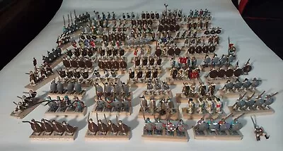 245 Vintage MINIATURE LEAD SOLDIERS ~1 Inch MEDIEVAL/RENAISSANCE FOOT SOLDIERS • $325