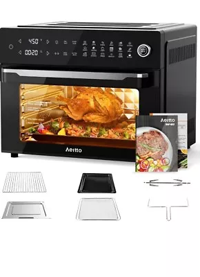 Aeitto® 32-Quart PRO Large Air Fryer Oven| Toaster Oven Combo | With Rotisserie • $199