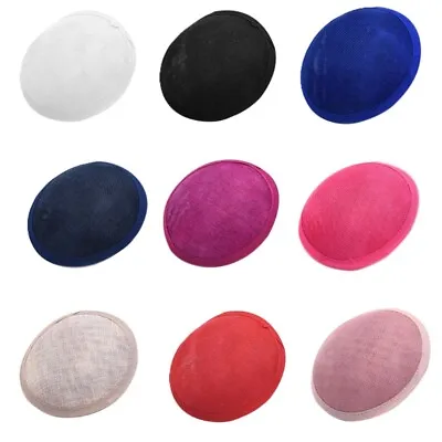 13CM Round Hat Base Fascinators Hat Round Base Women Headpieces Making Supply • £4.67